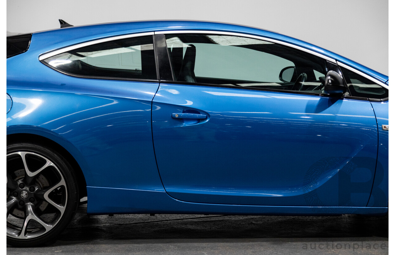 11/2015 Holden Astra VXR PJ 3d Hatchback Arden Blue metallic Turbo 2.0L