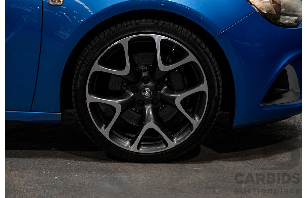 11/2015 Holden Astra VXR PJ 3d Hatchback Arden Blue metallic Turbo 2.0L