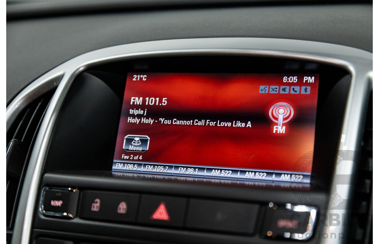 11/2015 Holden Astra VXR PJ 3d Hatchback Arden Blue metallic Turbo 2.0L