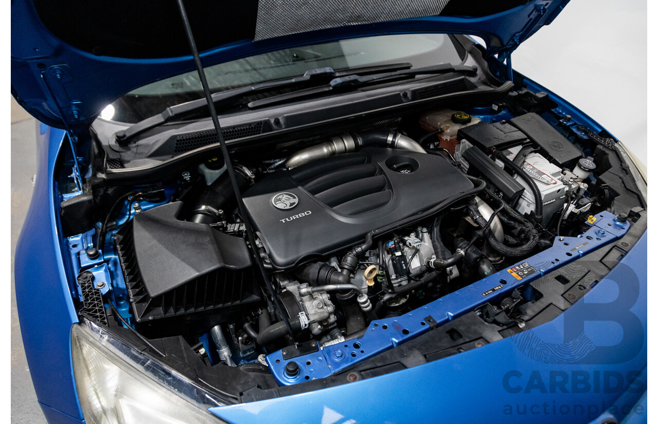 11/2015 Holden Astra VXR PJ 3d Hatchback Arden Blue metallic Turbo 2.0L