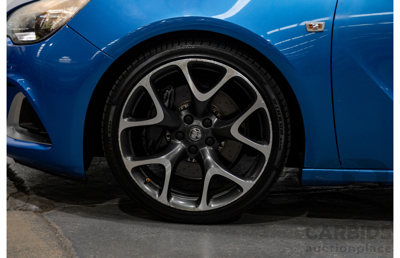 11/2015 Holden Astra VXR PJ 3d Hatchback Arden Blue metallic Turbo 2.0L