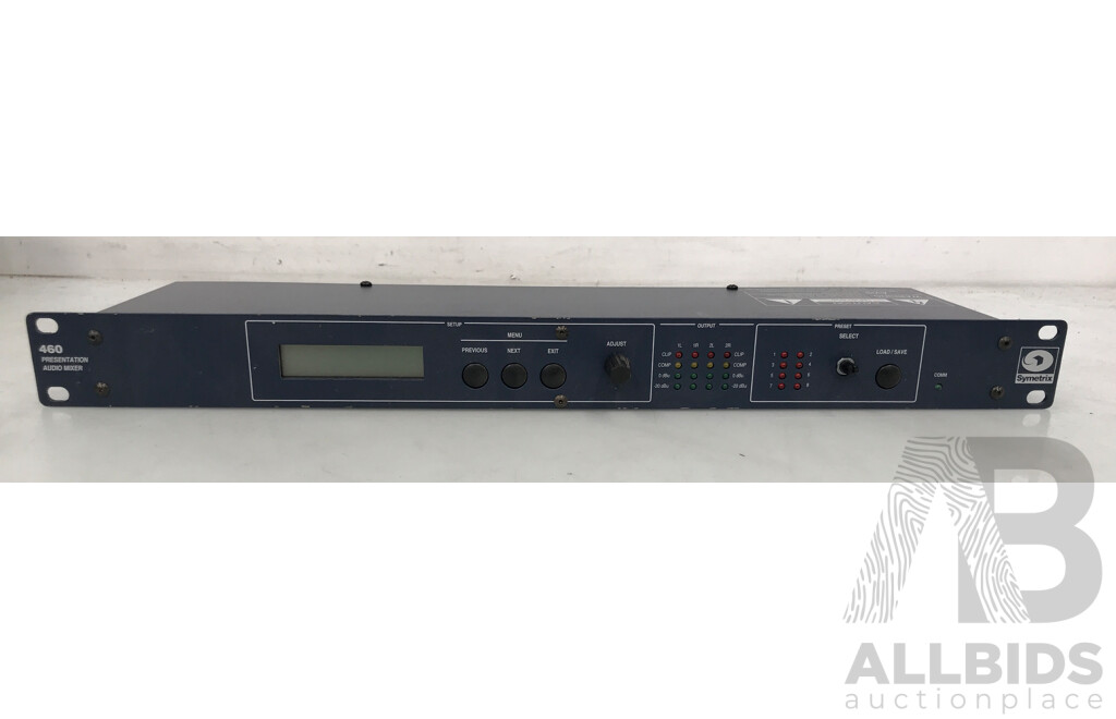 Symetrix 460 Presentation Audio Mixer