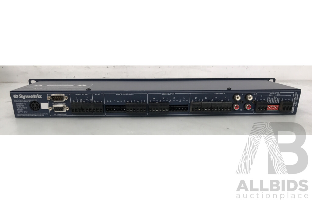 Symetrix 460 Presentation Audio Mixer