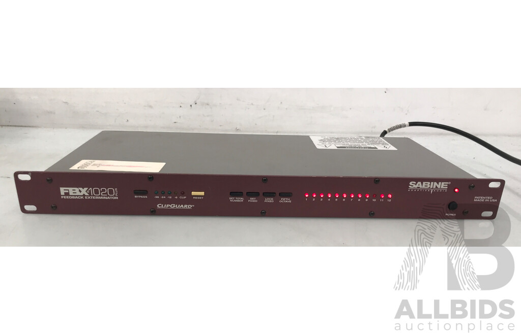 Sabine FBX-1020 Feedback Exterminator