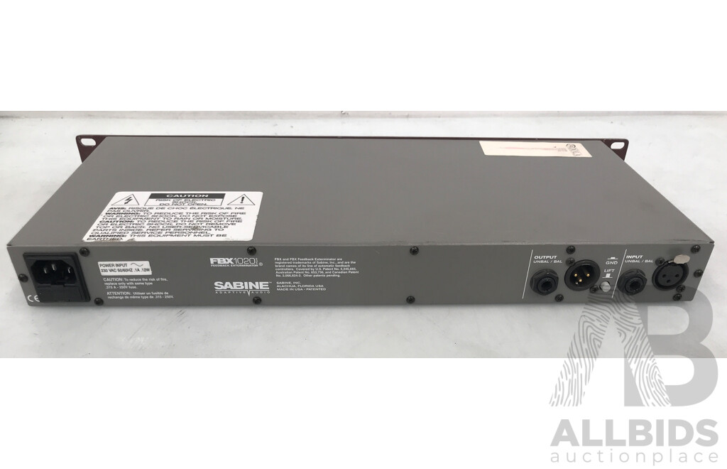 Sabine FBX-1020 Feedback Exterminator