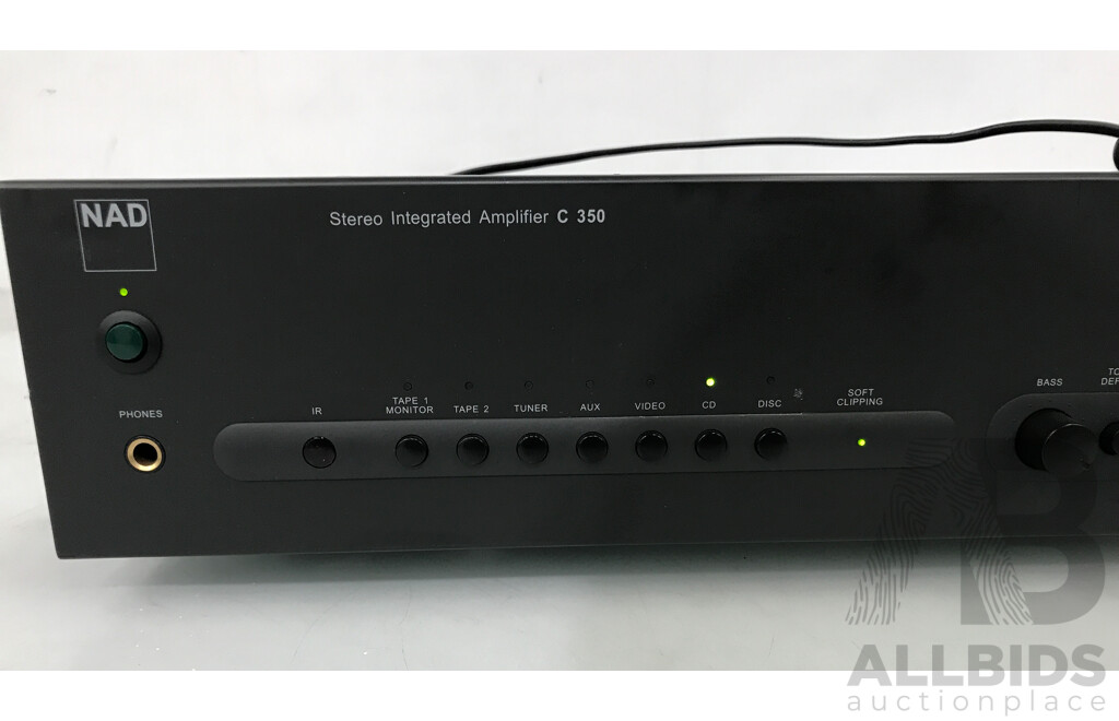 NAD (C350) Stereo Integrated Amplifier