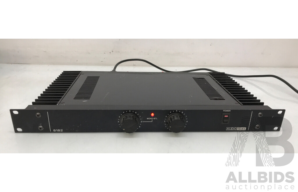 Audiotelex 8182 Low Impedance Power Amplifier