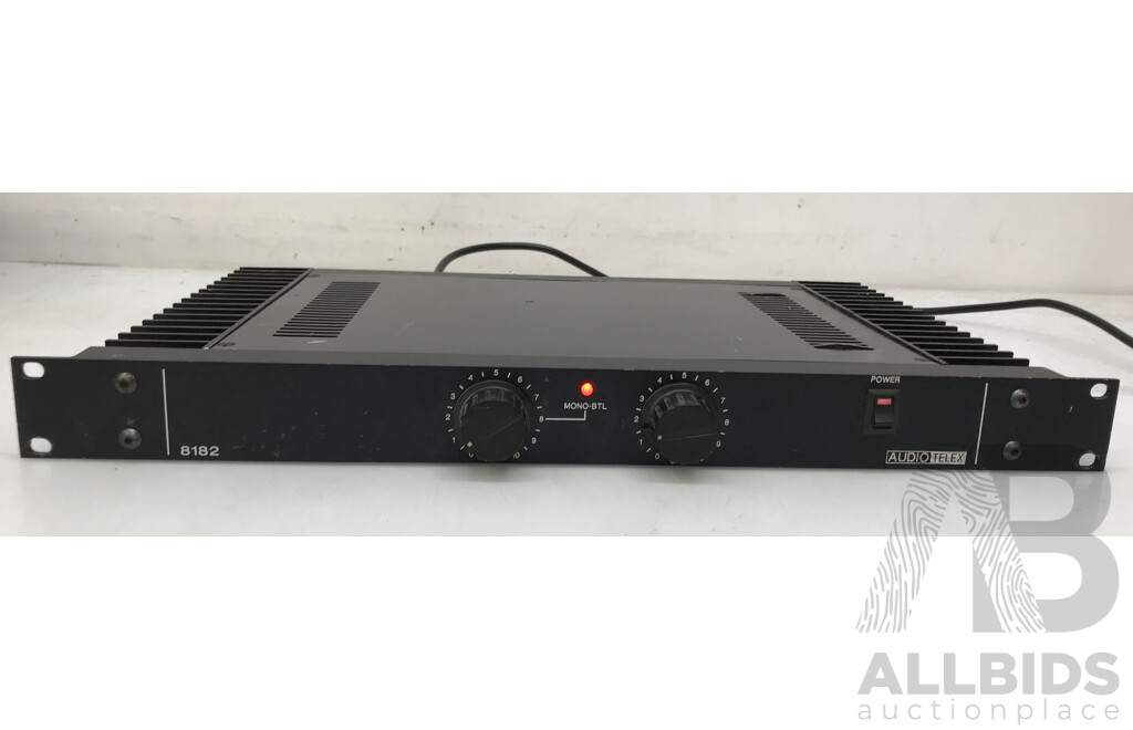 Audiotelex 8182 Low Impedance Power Amplifier
