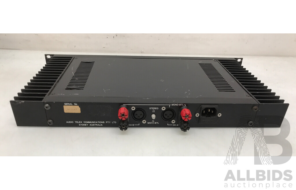 Audiotelex 8182 Low Impedance Power Amplifier