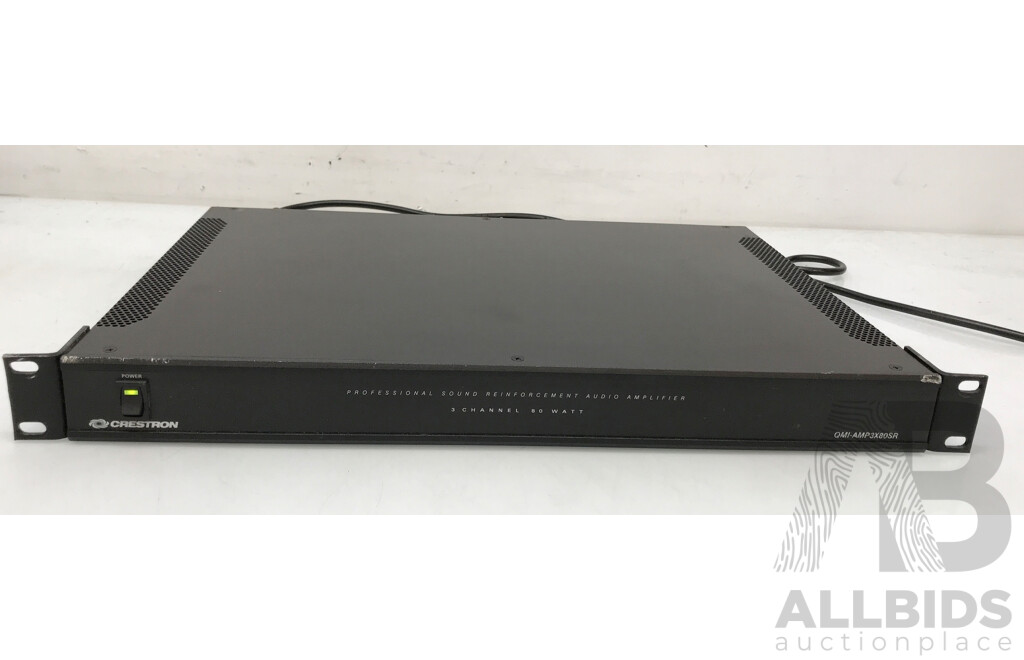 Crestron (QMI-AMP3X80SR) 3 Channel Sound Reinforcement Power