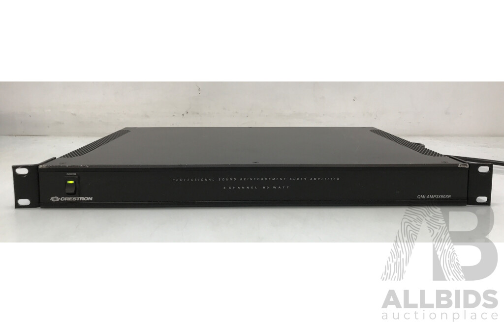 Crestron (QMI-AMP3X80SR) 3 Channel Sound Reinforcement Power