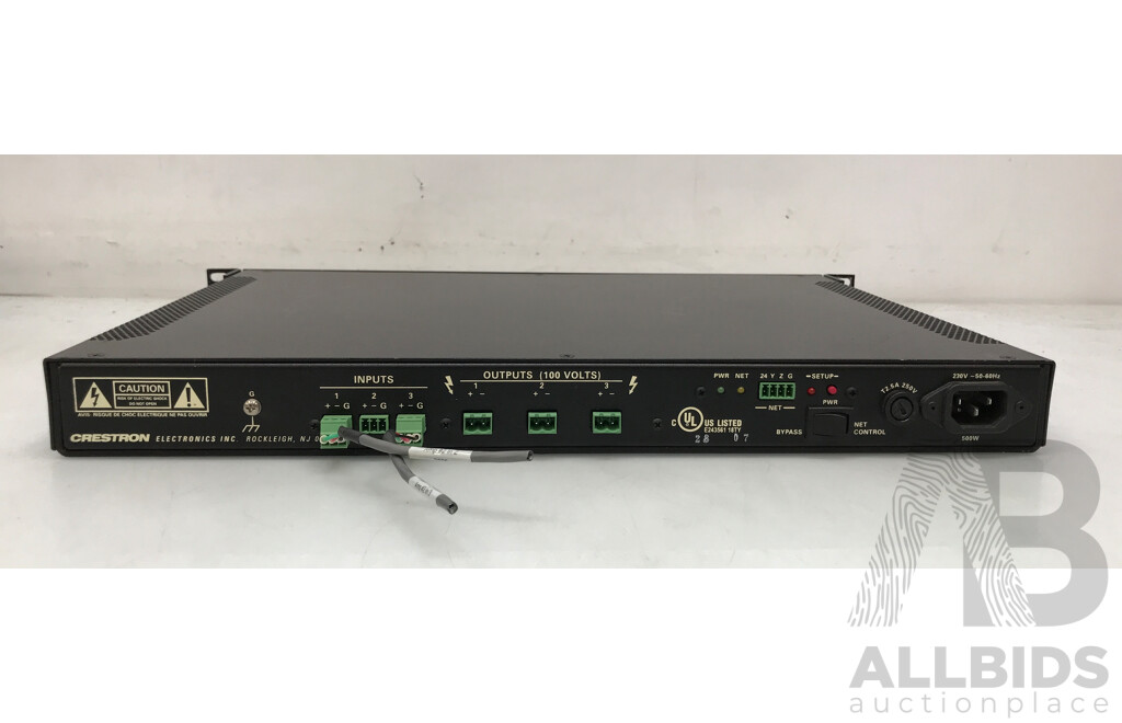 Crestron (QMI-AMP3X80SR) 3 Channel Sound Reinforcement Power