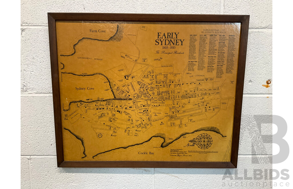 Framed Pictures of Sydney - Lot of 3