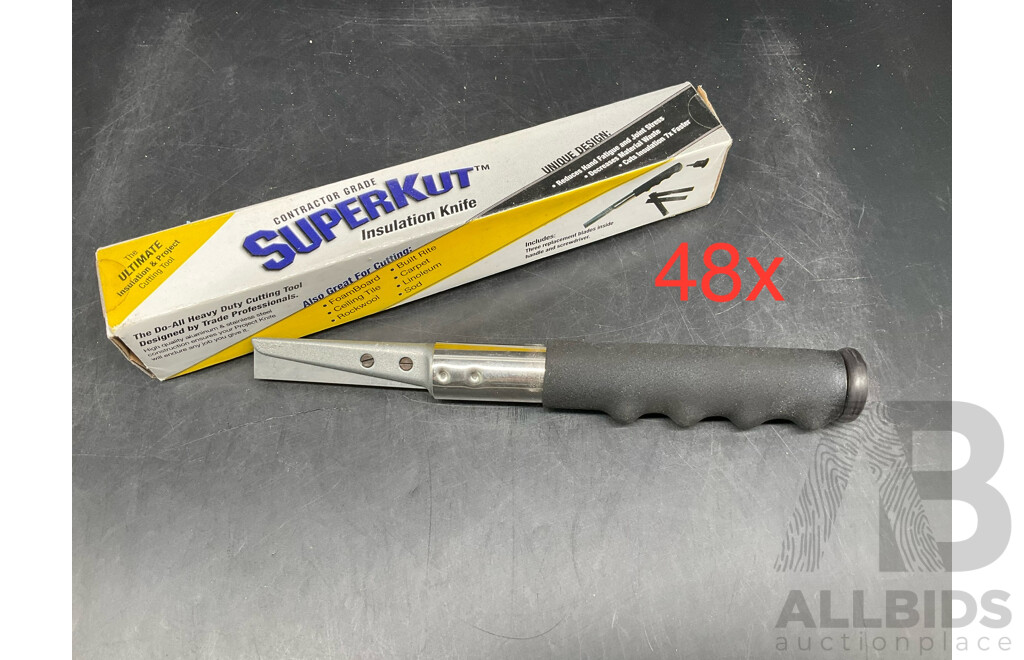SUPERKUT Contrctor Grade Insulation Knife - Lot of 48