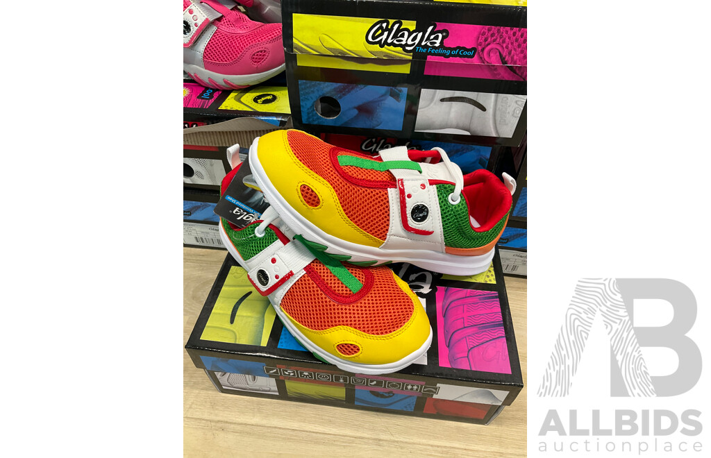 GLAGLA Women's, Men's, Kid's Shoes - Lot of 52
