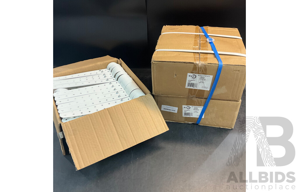 MEC 50mm Powder Coated Strap Hanger to Suit PVC Pipe - Lot of 150