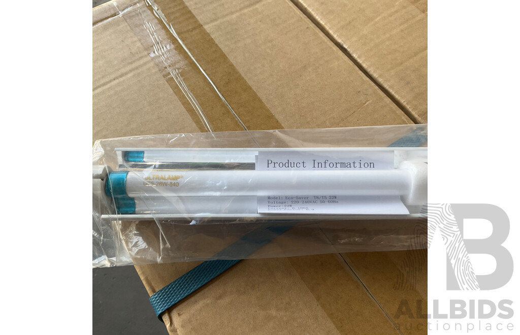 Bulk Lot of ULTRALAMP ECO-Saver T8/T5 22W & 28W SMDTube Light 1.2m (T8T5-28W4FT945)(T8T5-22W4FT840) - Total in 15 Boxes