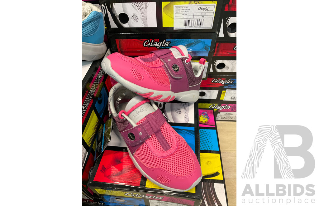 GLAGLA Women's, Men's, Kid's Shoes - Lot of 52