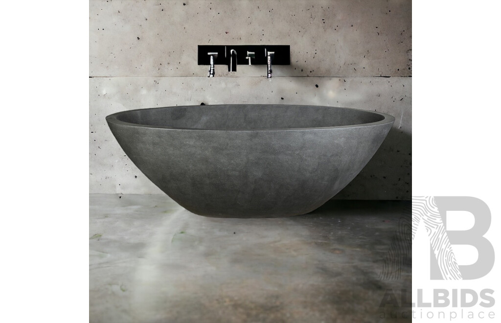 Stone Composite Bath - Limestone (1700L X 900W X 550H) - ORP $3,900.00