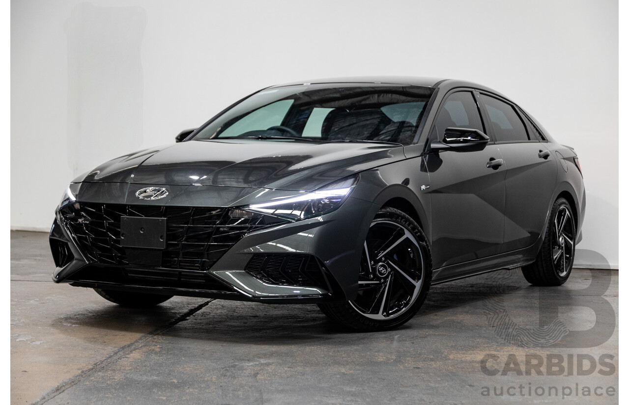 10/2023 Hyundai I30 N LINE CN7.V1 MY24 4D Sedan Amazon Grey 1.6L