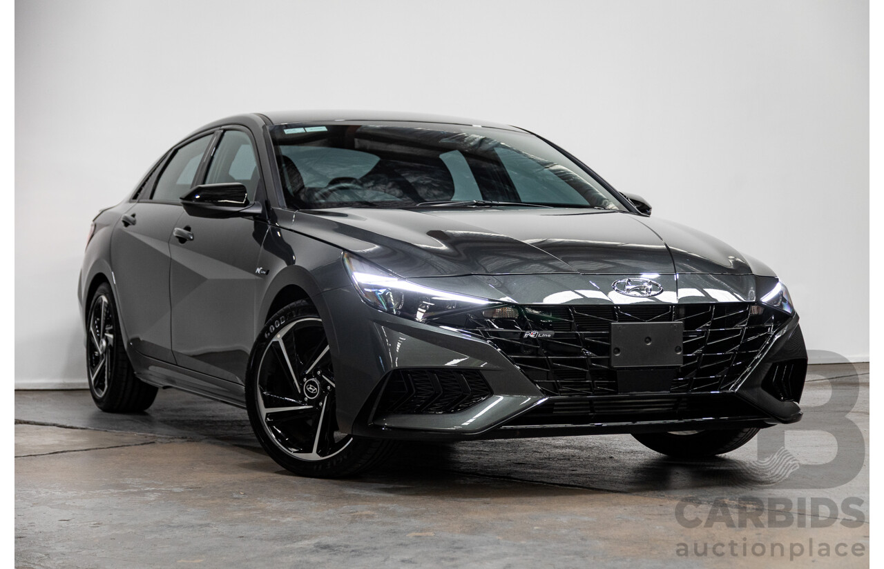 10/2023 Hyundai I30 N LINE CN7.V1 MY24 4D Sedan Amazon Grey 1.6L