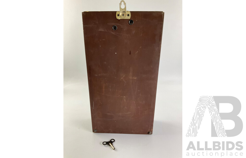 Mid Century 555 Chiming Wall Clock, Made in China