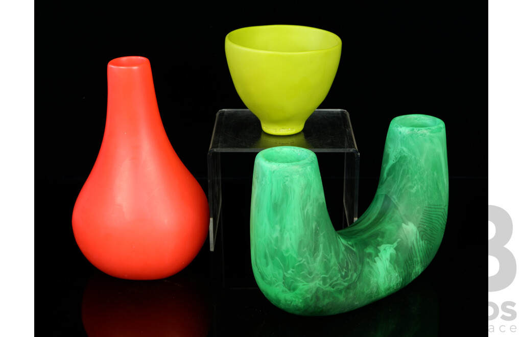 Collection of Three Retro Australian Dinosaur Design Pieces