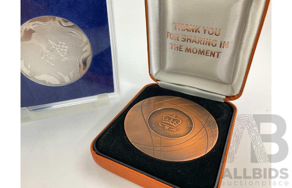 Australian RAM 2006 Melbourne Commonwealth Games Commemorative Medal and Sydney 2000 Olympics Medal