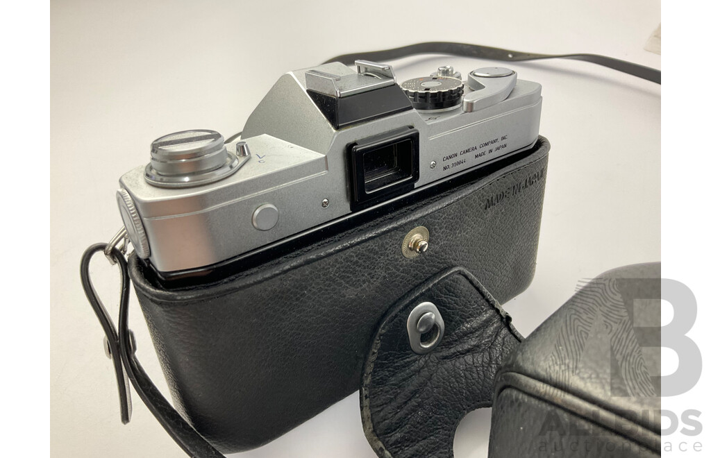 Vintage Canon FT 35mm Film Camera and Viewsonic 3D Video Camcorder