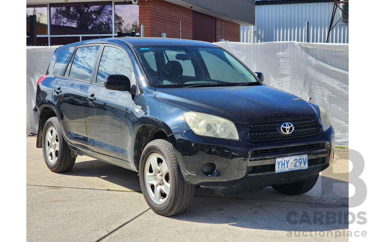 3/2008 Toyota Rav4 CV (4x4) ACA33R 4d Wagon Black 2.4L