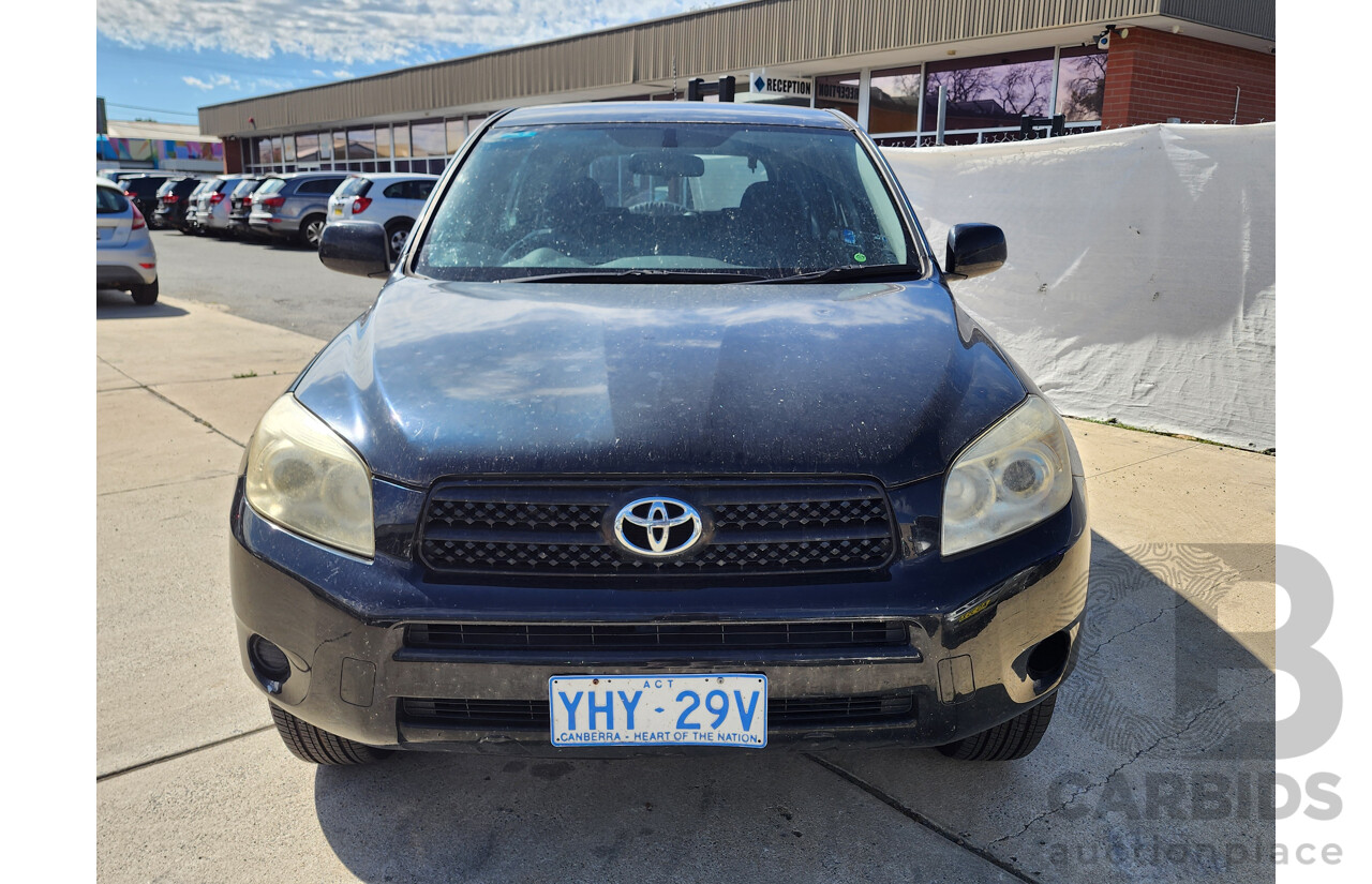 3/2008 Toyota Rav4 CV (4x4) ACA33R 4d Wagon Black 2.4L