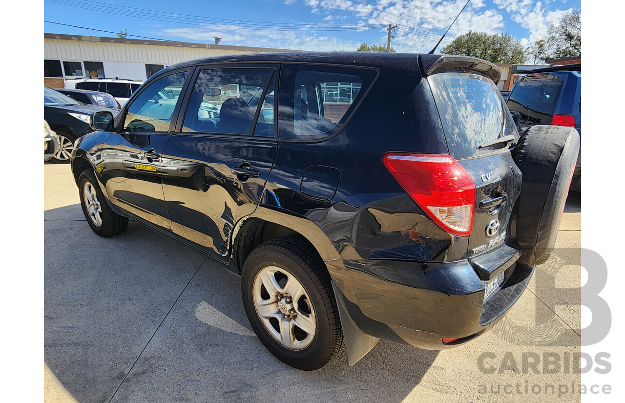 3/2008 Toyota Rav4 CV (4x4) ACA33R 4d Wagon Black 2.4L