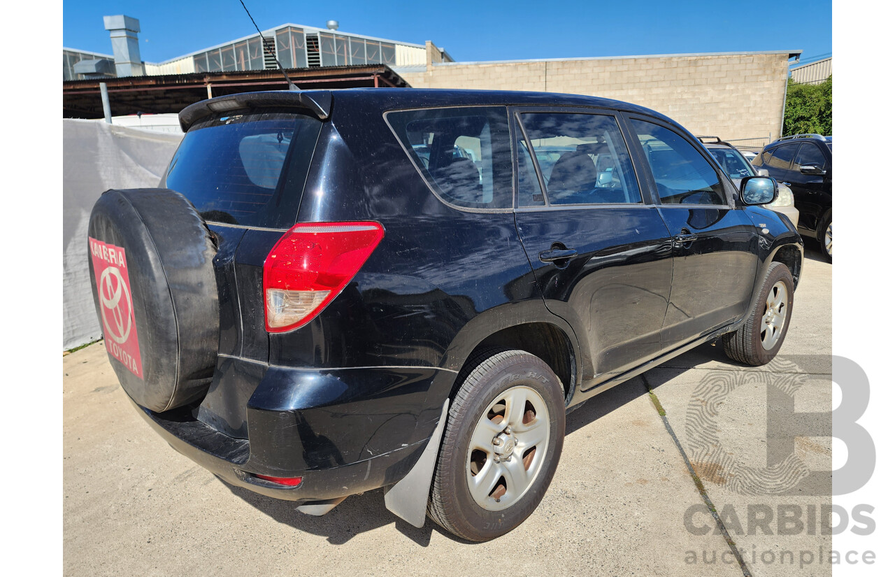 3/2008 Toyota Rav4 CV (4x4) ACA33R 4d Wagon Black 2.4L