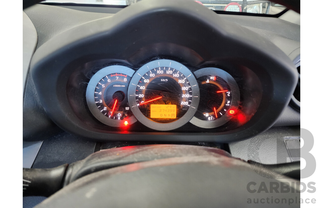 3/2008 Toyota Rav4 CV (4x4) ACA33R 4d Wagon Black 2.4L
