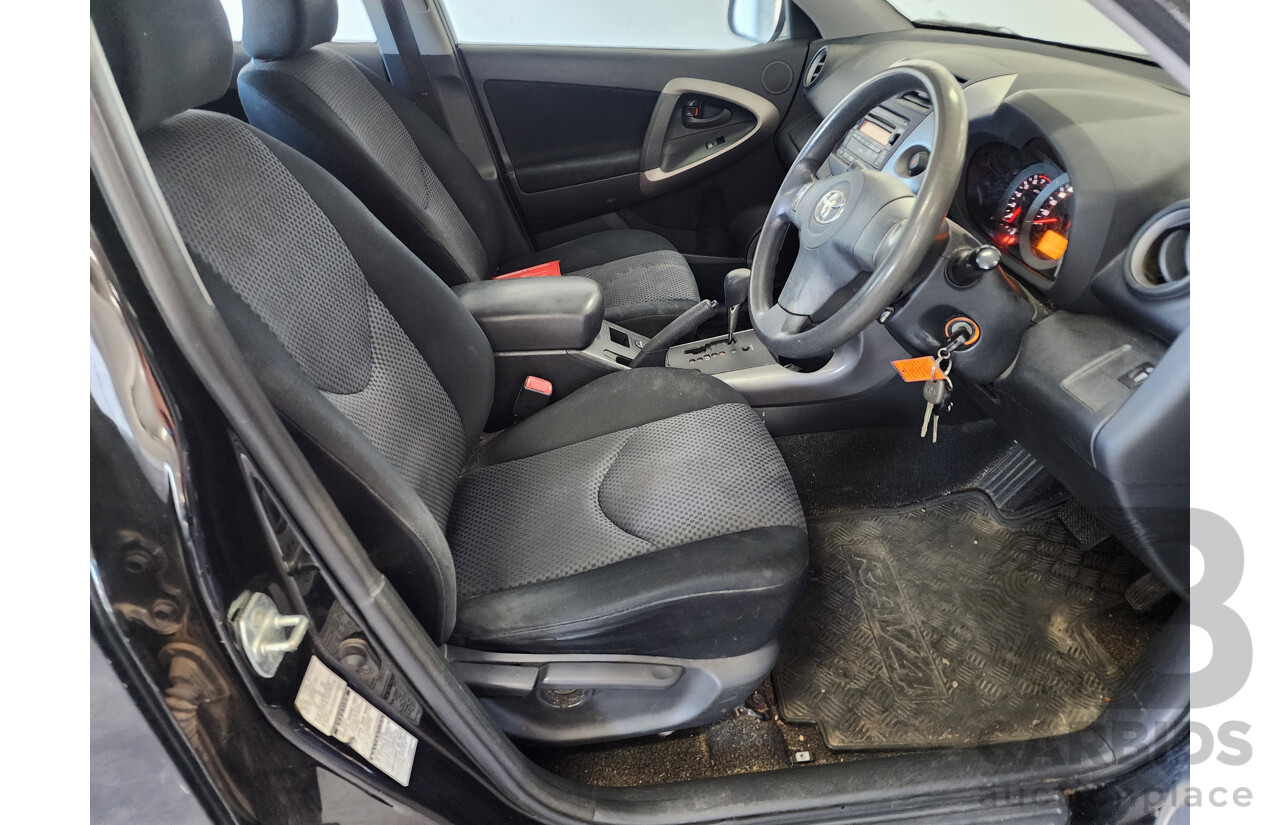 3/2008 Toyota Rav4 CV (4x4) ACA33R 4d Wagon Black 2.4L