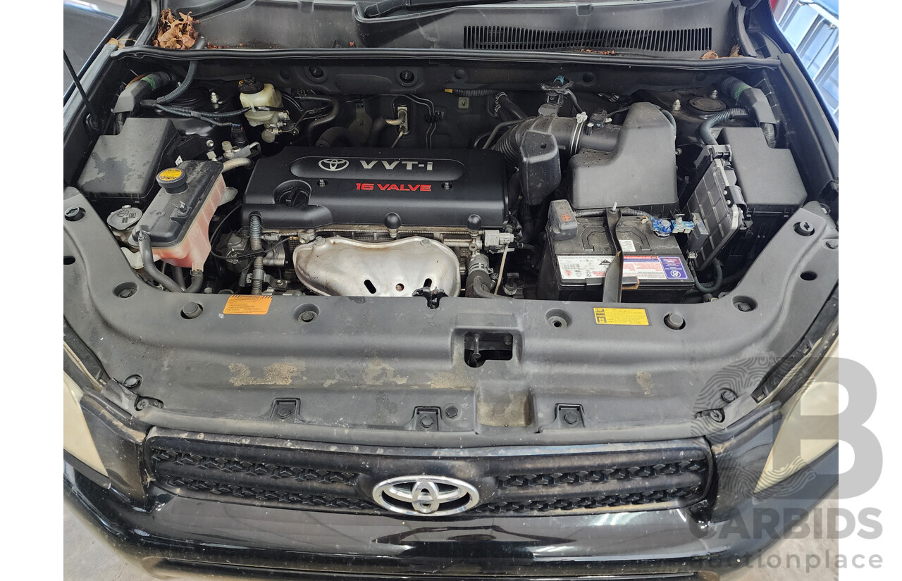 3/2008 Toyota Rav4 CV (4x4) ACA33R 4d Wagon Black 2.4L