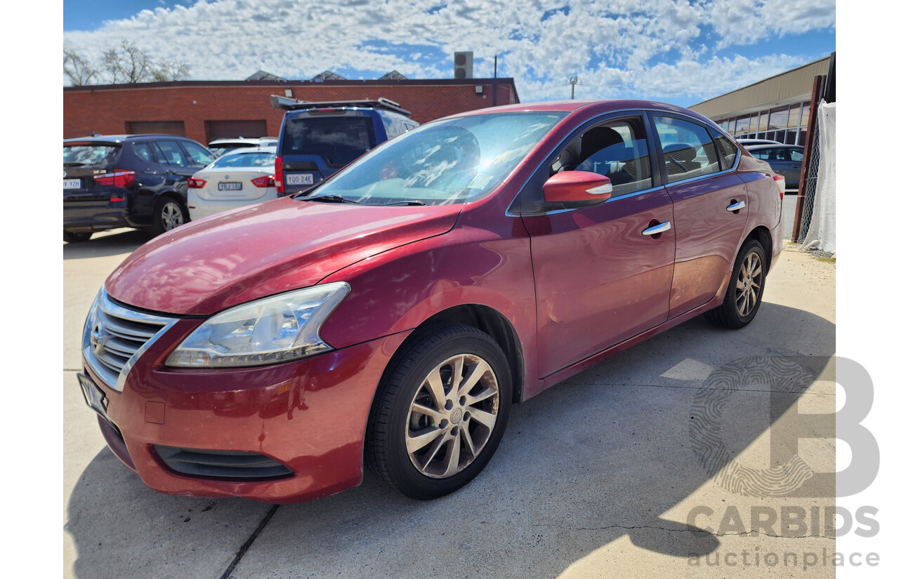 2/2015 Nissan Pulsar ST B17 4d Sedan Maroon 1.8L