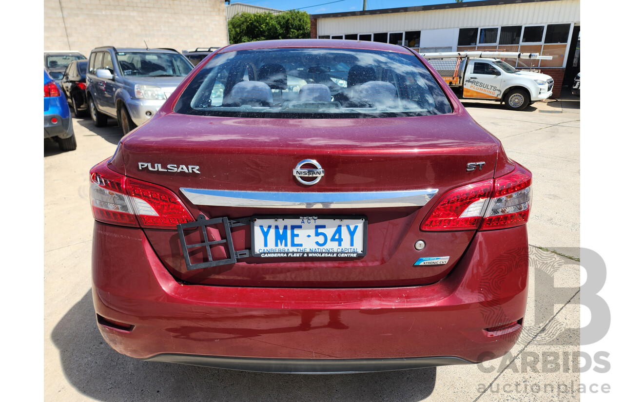 2/2015 Nissan Pulsar ST B17 4d Sedan Maroon 1.8L