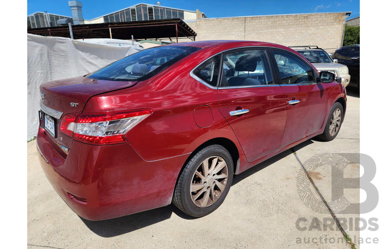 2/2015 Nissan Pulsar ST B17 4d Sedan Maroon 1.8L