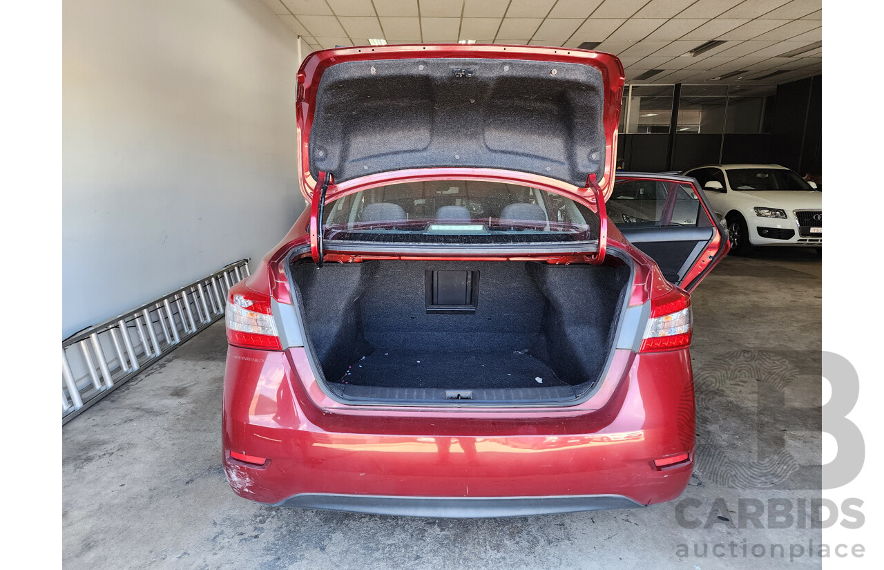 2/2015 Nissan Pulsar ST B17 4d Sedan Maroon 1.8L