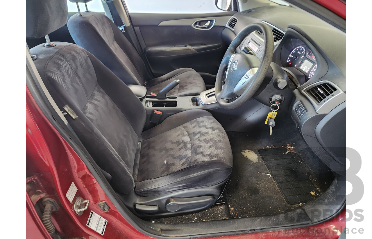 2/2015 Nissan Pulsar ST B17 4d Sedan Maroon 1.8L