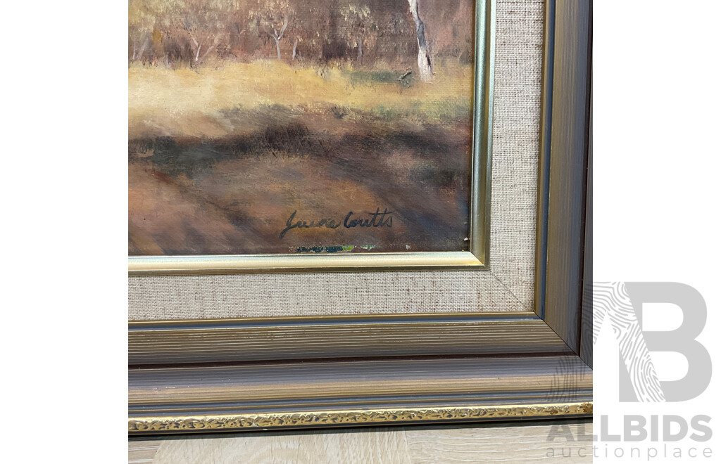 Artist Unknown, Landscape Painting, Oil on Board (64x54x2.5cm)