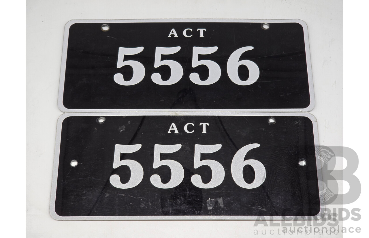 ACT 4-Digit Number Plate - 5556