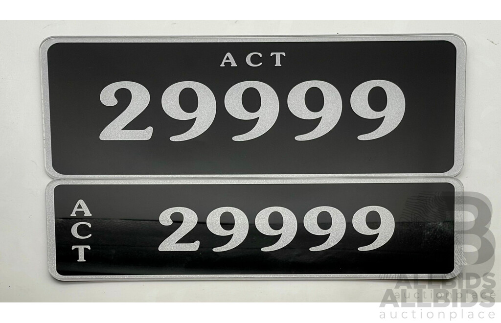 ACT 5-Digit Number Plate 29999 - Lot 1589466 | CARBIDS