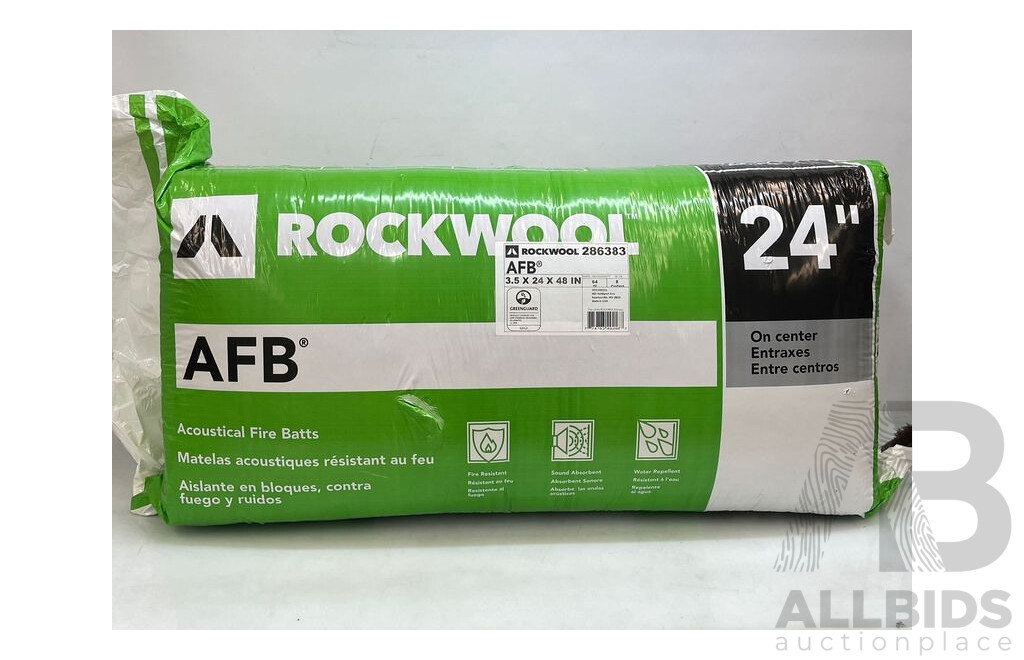 Rockwool AFB 24  Insulation - Lot of 2 Bags - Brand New