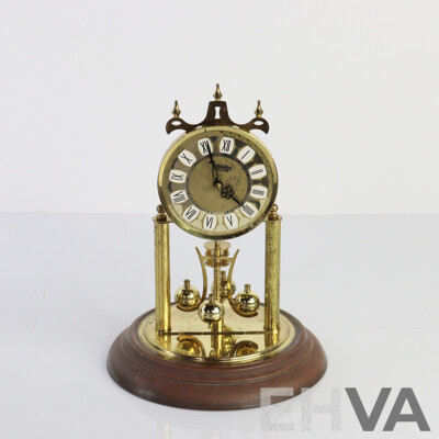 Modern Glass Dome Mantle Clock