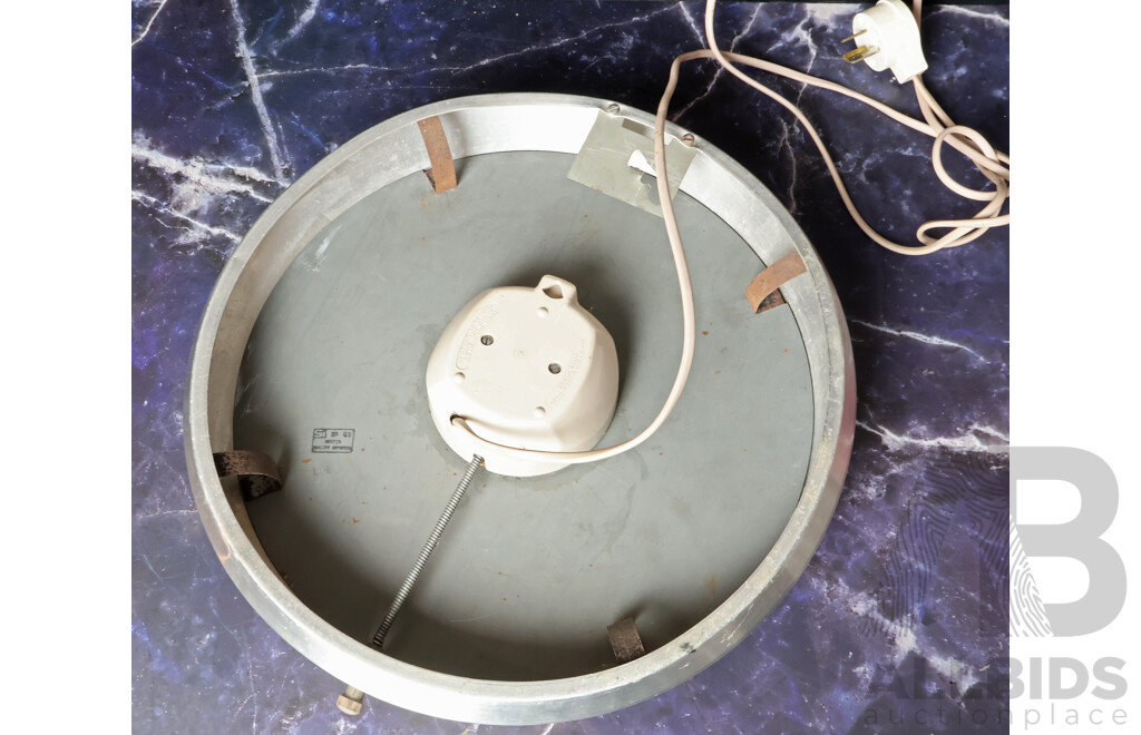 Retro Electric Metal Wall Clock by Smiths