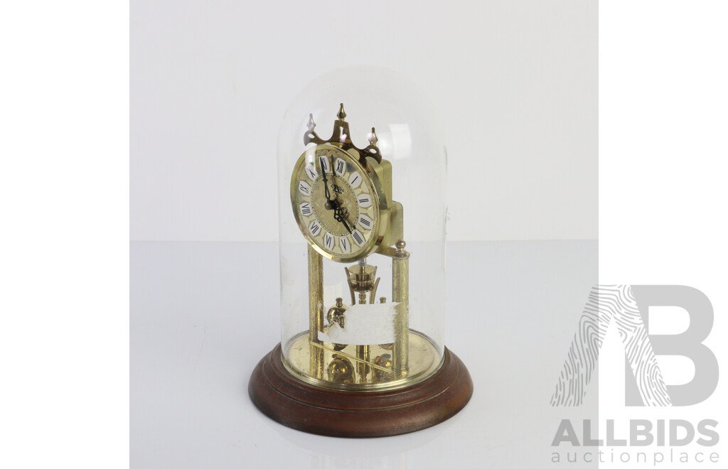 Modern Glass Dome Mantle Clock
