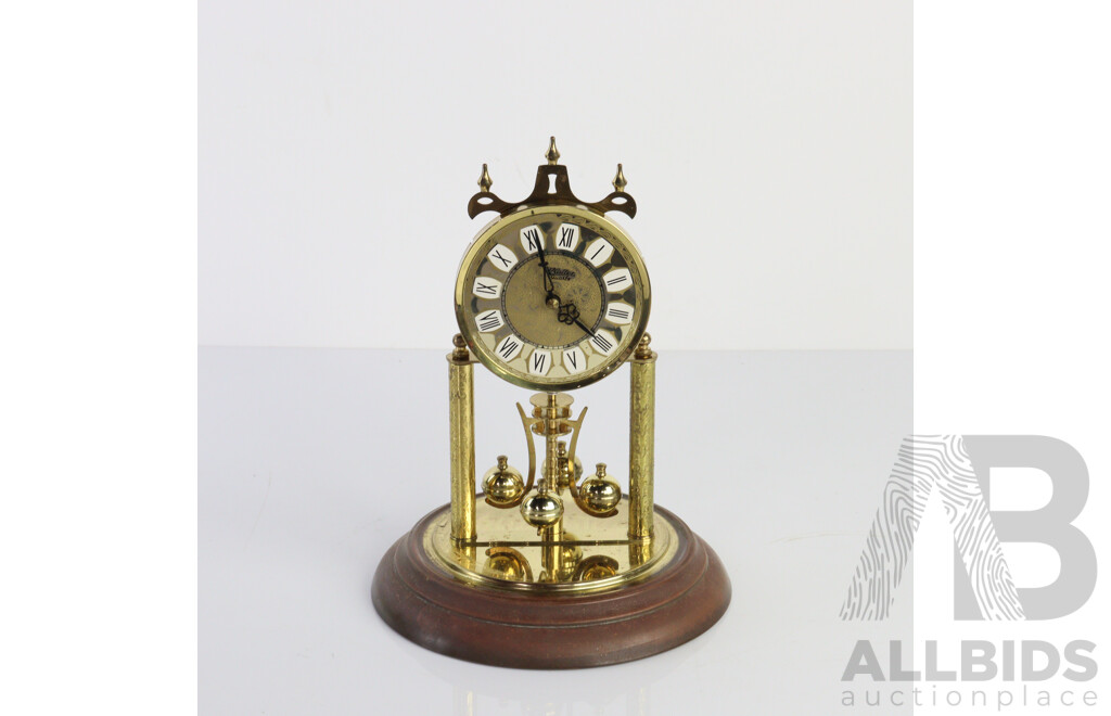 Modern Glass Dome Mantle Clock