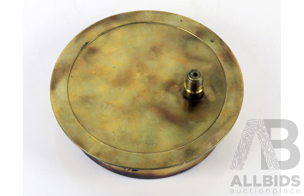 Pair of Vintage Brass Pressure Gauges